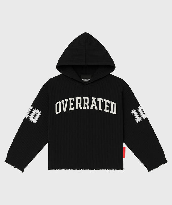sweater knit distressed Negro Overrated