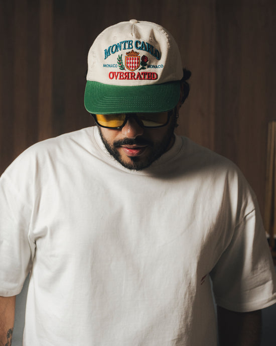 Gorra Cream and green Montecarlo