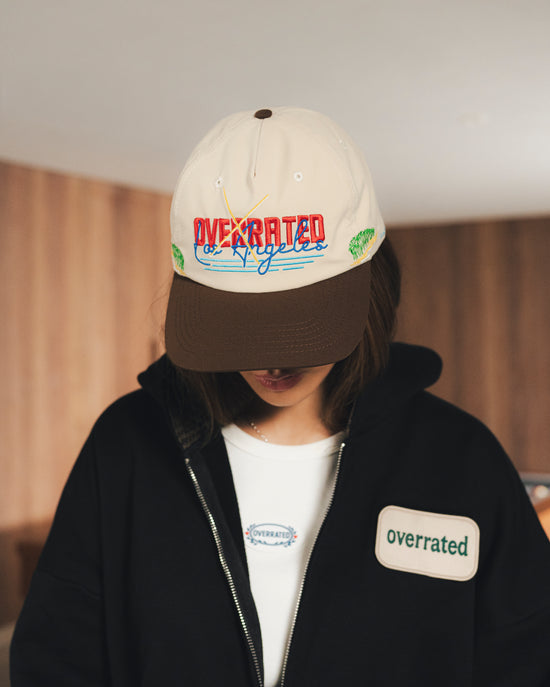 Gorra Cream and brown LA