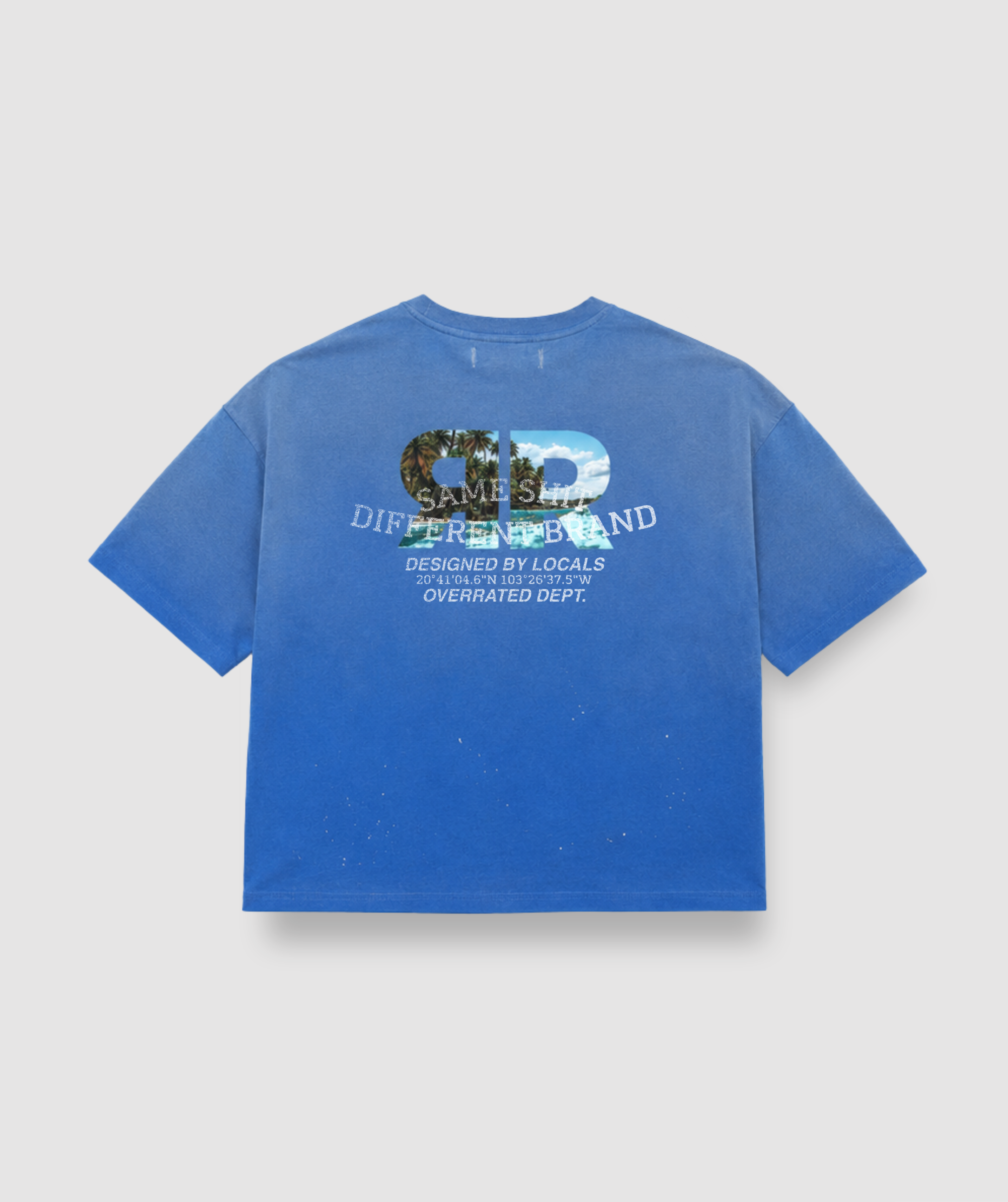 Ocean Overrated Blue T-shirt