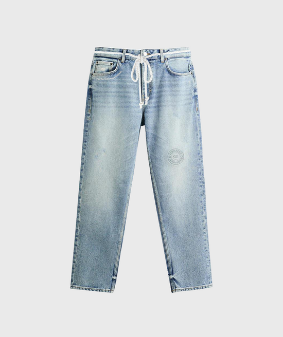 Overrated Drawstring Denim Jeans